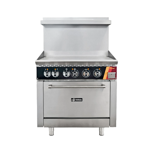 EFI HRG36-36GM-ELC 36" Electric Range With 36" Griddle - 3Ph, 208V