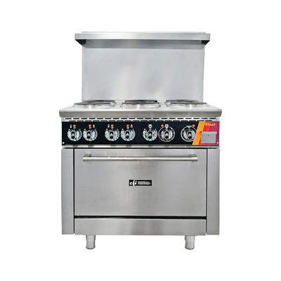 EFI HRG36-6B-ELC 36" Electric Range With 6 Burners - 3Ph, 208V