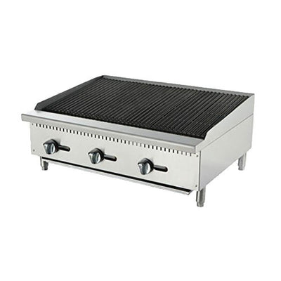 EFI RCTCB-36-N 36″ Natural Gas Lava Rock Charbroiler