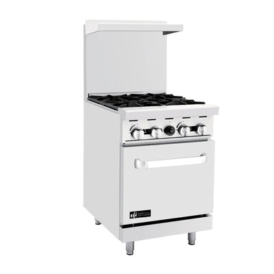 EFI RCTRS-4B-N 24" Natural Gas Range With 4 Open Burner