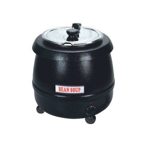 EFI SA-SKPTBK10 10 Lt Black Powder Coated Soup Kettle Warmer