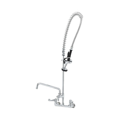 EFI SIF-P8WW12 Wall Mount Pre-Rinse Assembly With 8" Center and 12" Add On Faucet