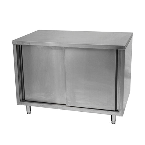 EFI TEC3060 30″ x 60″ 18 Gauge Stainless Steel Work Table With Cabinet Base