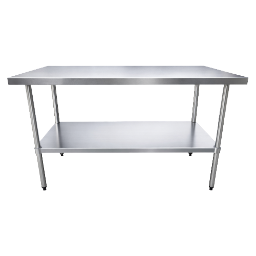 EFI TS2424 24" x 24" 18 Gauge Stainless Steel Work Table
