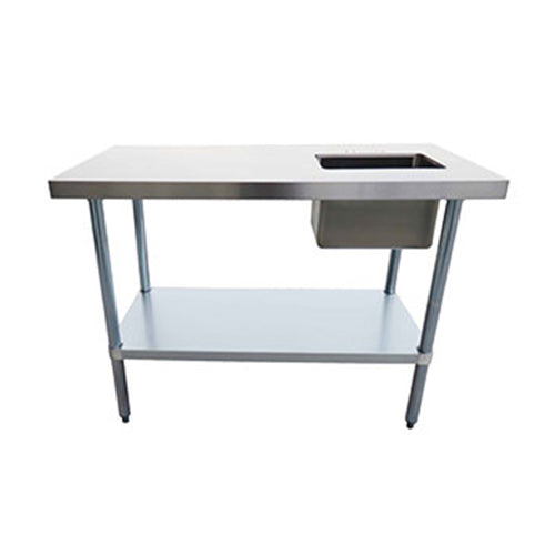 EFI TTUBR2460 60" Work Table With Right Sink