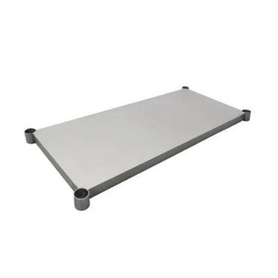 EFI TUG3096 30" x 96" Galvanized Undershelf for Stainless Steel Work Table