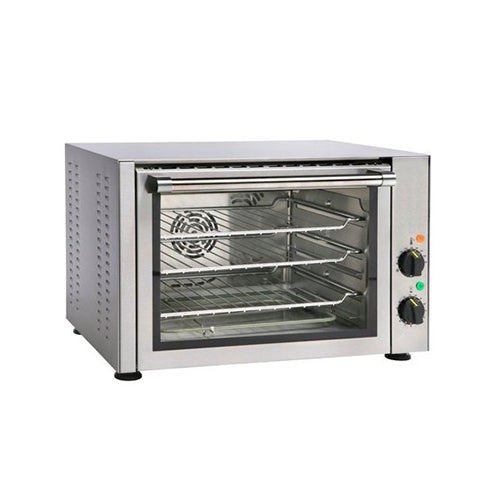 Equipex FC-34 Quarter Size Countertop Manual Electric Convection Oven - 1Ph, 240V