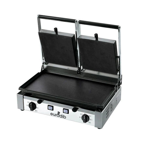 Eurodib PDF3000 20" Double Smooth Panini Grill - 208V