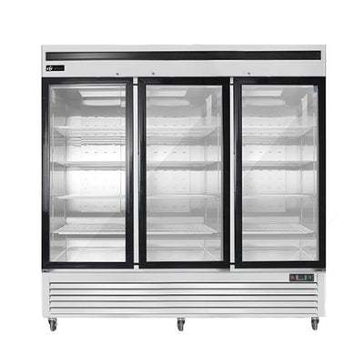 EFI F3-82GDSVC 82″ 3 Door Glass Reach In Freezer
