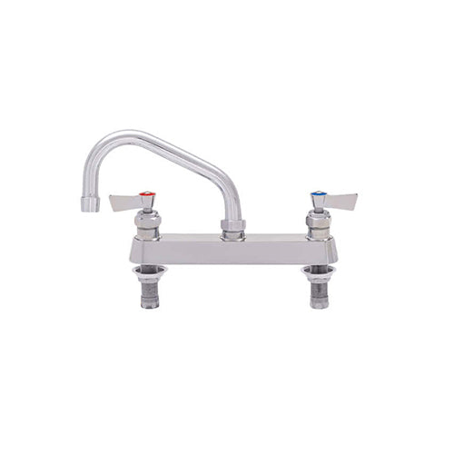 Fisher 3310 Brass Deck Mount Faucet With 8″ Centers and 6″ Swing Nozzle