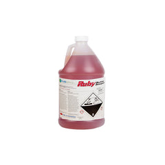 Fluid RUBY-4 4L High Temp / Low Temp Warewashing Detergent - 4 / Case