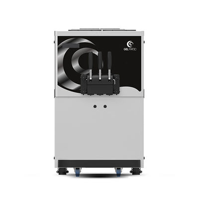 Gel Matic SC-EASY-2GR Countertop Soft Serve Ice Cream Machine With Three Hopper