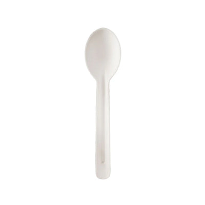 Globe 6076 6.25" Bagasse Compostable Spoon – 1000/Case