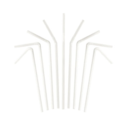 Globe 6097 8 - 8.5" PLA Compostable Folding Straw – 5000/Case