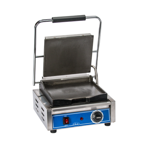 Globe GSG10-C 10" Single With Smooth Top and Bottom Plate Sandwich Grill