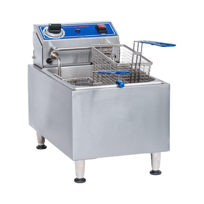 Globe Chefmate PF10E-C 10 Lb Countertop Electric Fryer - 120V
