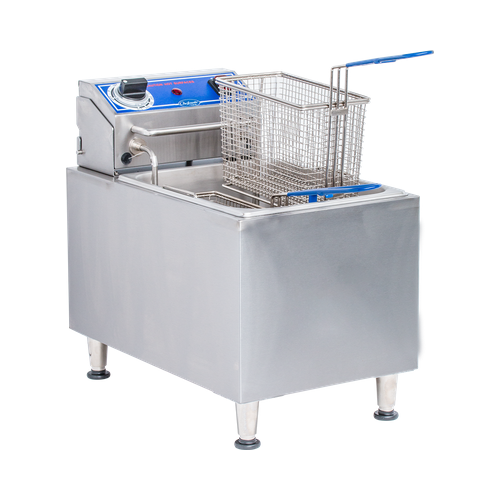 Globe Chefmate PF16E-C 16 Lb Countertop Electric Fryer - 208-240V