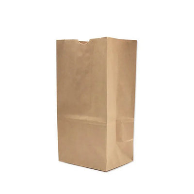 Globe KTBL 10" X 7" X 14" Kraft Takeout Bag – 500/Case