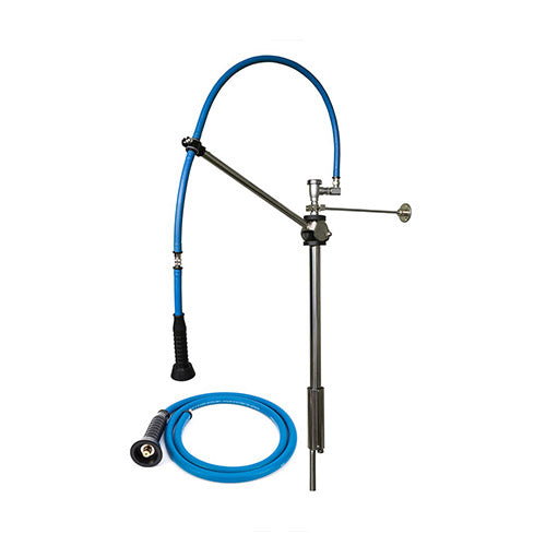 HIMI Instinct IF5402 Wall Mount Pre-Rinse Faucet With 54" Hose - Vacuum Breaker & 6' Extenssion Hose