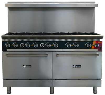 EFI HRG60-10B-CV-N 60" Propane Gas Range With  Open Burner