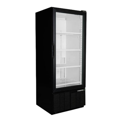 Habco ESM12HC 24" Wide 54" High 1 Swing Door Glass Refrigerator Merchandiser