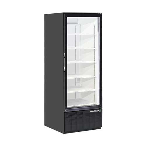 Habco ESM28HCTD 30" Wide 78" High 1 Swing Door Glass Refrigerator Merchandiser