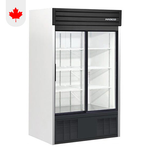 Habco SE42HC 48" 2 Sliding Glass Door Merchandiser