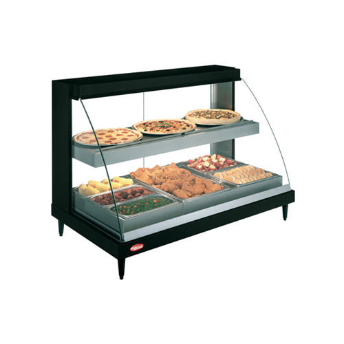 Hatco GRCD-1PD 20" Glo-Ray Curved Glass Countertop Heated Display Case