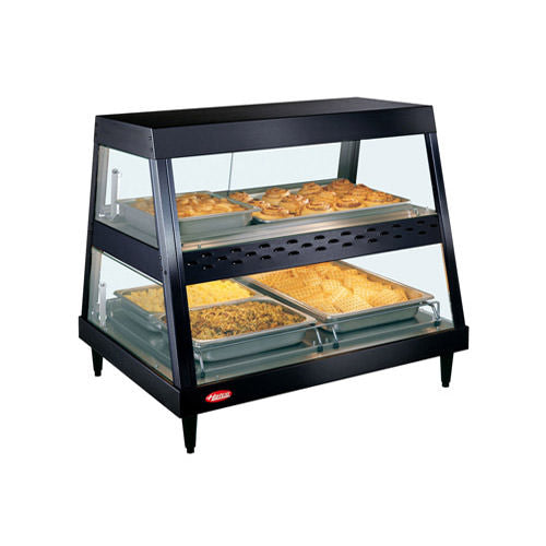 Hatco GRHD-4PD 58" Glo-Ray Angled Glass Countertop Heated Display Case