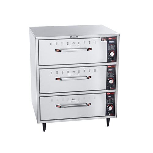 Hatco HDW-3N Freestanding Narrow Three Drawer Warmer