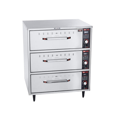 Hatco HDW-3N Freestanding Narrow Three Drawer Warmer