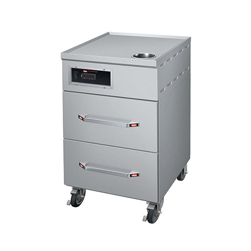 Hatco HRDW-2U Two Drawer Rice Warmer With Utensil Well