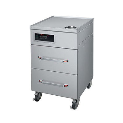 Hatco HRDW-2U Two Drawer Rice Warmer With Utensil Well