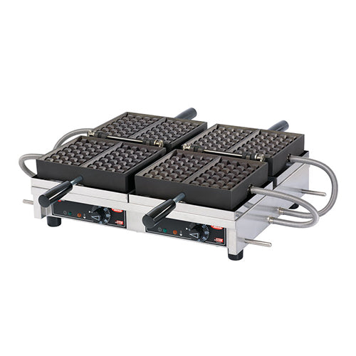 Krampouz WECCHBAT 4″ x 7″ Liege-Style Belgian Waffle Maker – By Eurodib