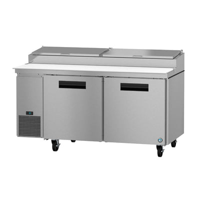 Hoshizaki PR67B 67" 2 Door Pizza Prep Refrigerator