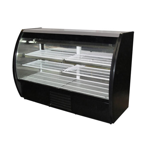 Howard McCray MIRAGE-4-DC 48″ Curved Glass 2 Door Floor Refrigerated Display Case
