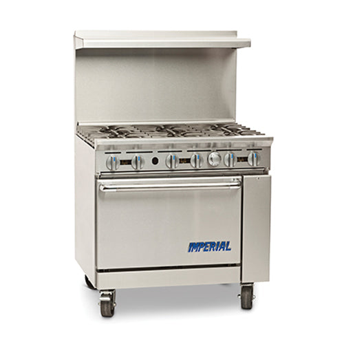 Imperial IR-4-G12 36″ Natural Gas Range With 12" Griddle