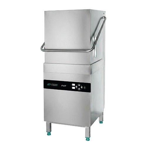 Jet Tech F-47 High Temperature 40 Racks / Hour Door Type Dishwasher- 3 Ph, 208V