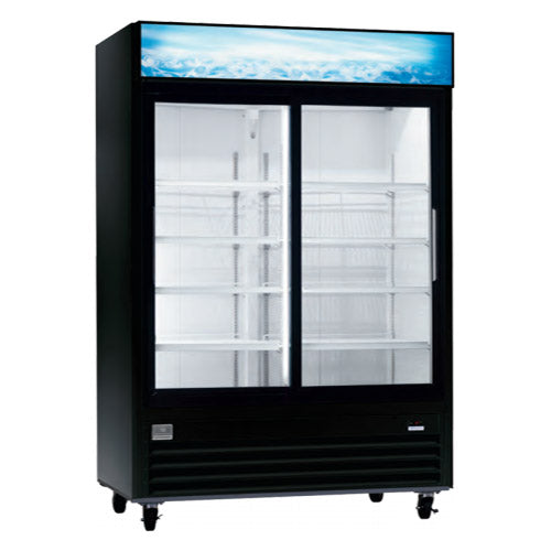 Kelvinator KCHSGM48R 54'' Two Door Sliding Glass Refrigerator Merchandiser