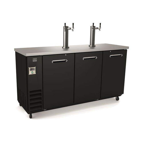 Kelvinator KCHBBD3D2T 73″ Tripple Door Beer Dispenser Refrigerator With Double Tab Tower