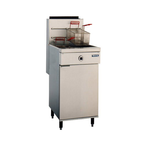 MKE FG-160-N 60 Lb Floor Tube Fired Natural Gas Fryer