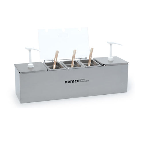 Nemco 88100-CB-3 26" Insulated Countertop Condiment Station