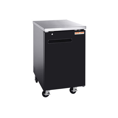 New Air NBB-23-SB 23″ 1 Door Solid Back Bar Refrigerator