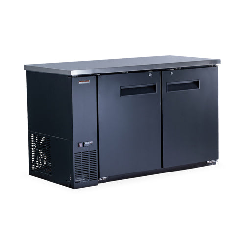 New Air NBB-60-SB 60″ 2 Door Solid Back Bar Refrigerator