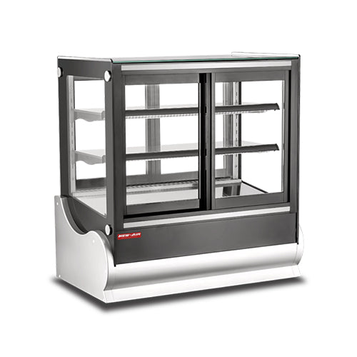 New Air NCDC-36-SV 36″ Square Glass Countertop Display Refrigerator