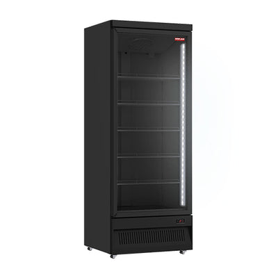 New Air NGF-30-HB 30″ 1 Swing Door Glass Freezer Merchandiser - All Black