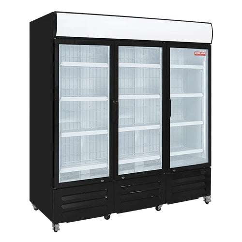 New Air NGR-182-H 78" 3 Swing Door Glass Refrigerator Merchandiser