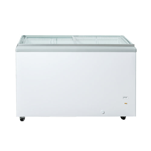 New Air NIF-41-FG 41″ Flat Glass Top Ice Cream Freezer