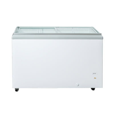 New Air NIF-41-FG 41″ Flat Glass Top Ice Cream Freezer