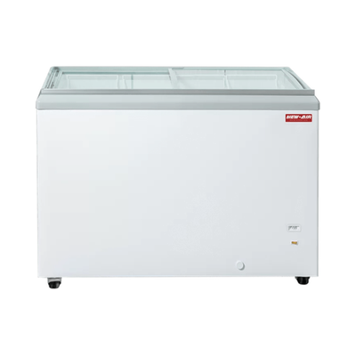 New Air NIF-50-FG 50" Flat Glass Top Ice Cream Freezer